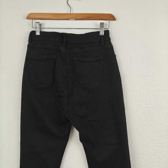 Buddy Love Kyla Feather Trim Ankle Pants - Black Size 27 Women's - Picture 15 of 15